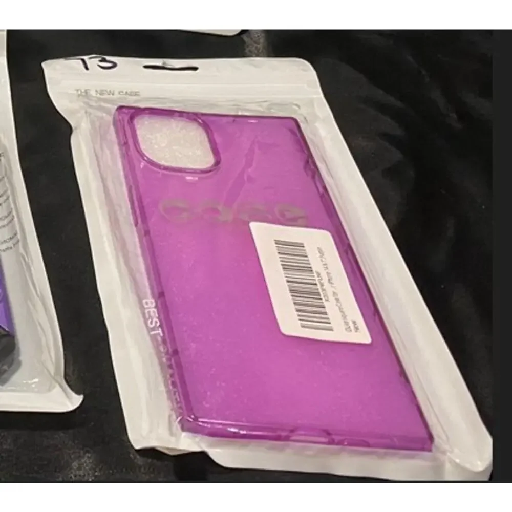 Brand New iPhone 14 Phone Case - Pink/Purple, Yellow, Screen Protectors, Purple